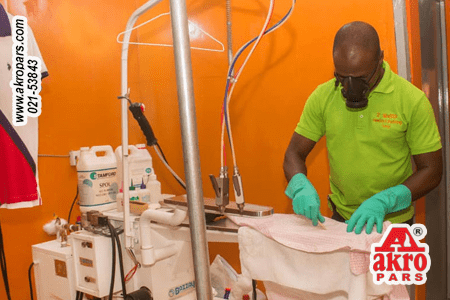 ملزومات برای لکه گیری در لاندری