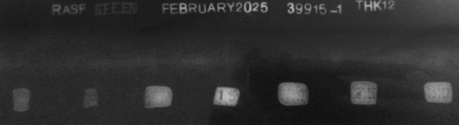 دیگ بخار 2000 کیلویی 4 رادیو گرافی جوش 12 میل