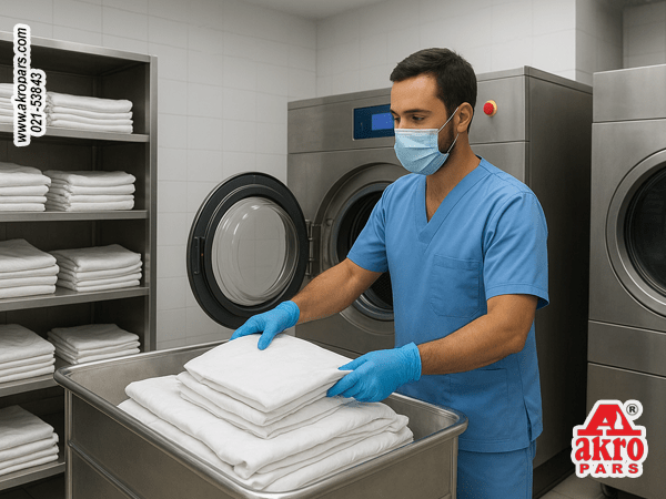 لاندری بیمارستان کلید حفظ بهداشت، کارایی و ایمنی در مراکز درمانی 1 لاندری بیمارستان